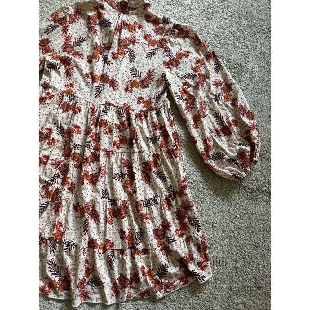 Jacquie The Label Women's Fall Floral Button Front Shirt Dress in Size Small - Picture 9 of 9